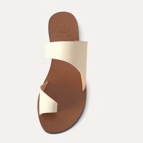 All Tomorrows Parties Women's Cream Cut out Sandals - Picture 1 of 8